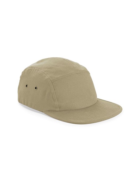 B-B654-Canvas 5 Panel Camper Cap