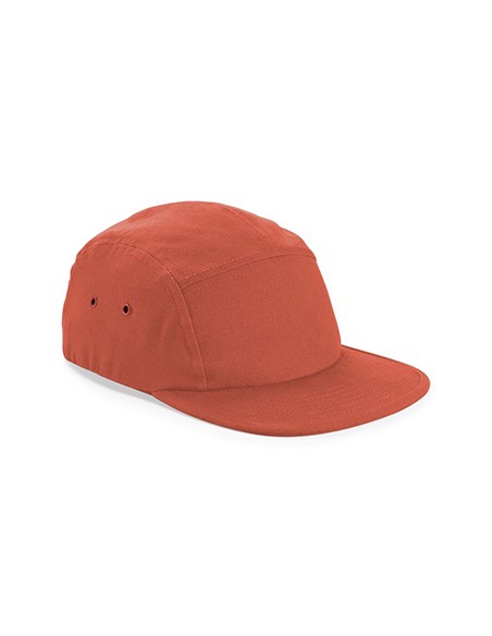 B-B654-Canvas 5 Panel Camper Cap