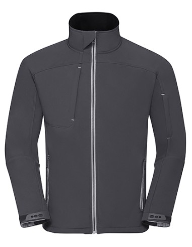 RUS-0R410M-Mens Bionic Softshell Jacket