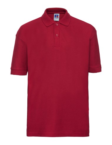 RUS-0R539B0-Kids Classic Polycotton Polo
