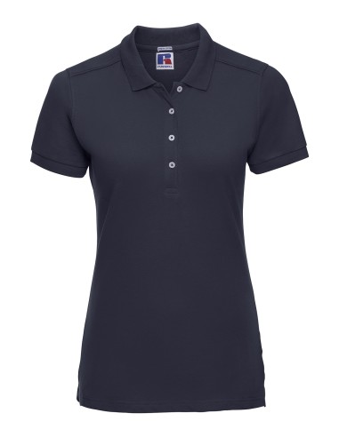 RUS-0R566F0-Ladies' Fitted Stretch Polo