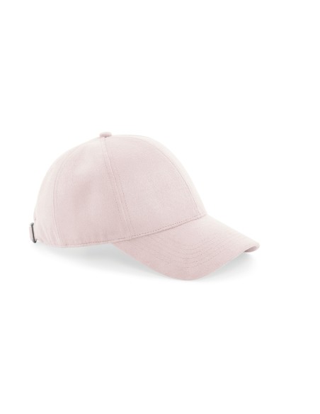 B-B656-Faux Suede 6 Panel Cap