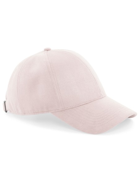 B-B656-Faux Suede 6 Panel Cap