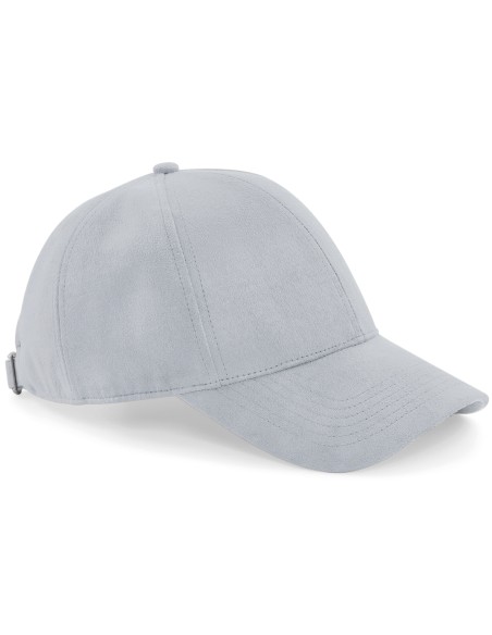 B-B656-Faux Suede 6 Panel Cap