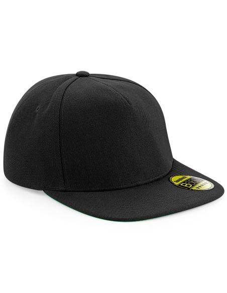 B-B660-Original Flat Peak Snapback Cap
