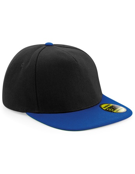 B-B660-Original Flat Peak Snapback Cap