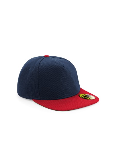 B-B660-Original Flat Peak Snapback Cap