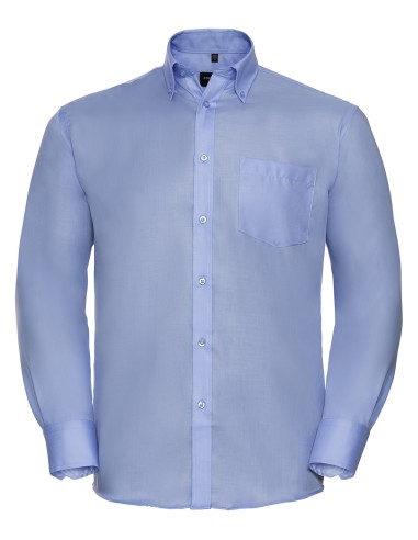 RUS-0R956M0-Men's Long Sleeve Classic Ultimate Non-Iron Shirt