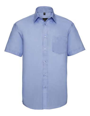 RUS-0R957M0-Men's Short Sleeve Classic Ultimate Non-Iron Shirt