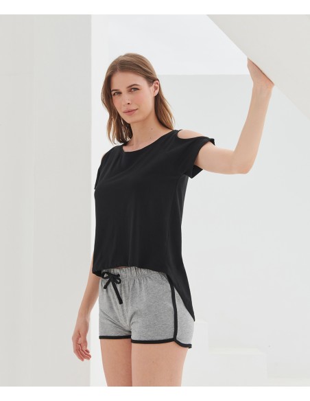 SFC-SK233-Womens Drop Tail T
