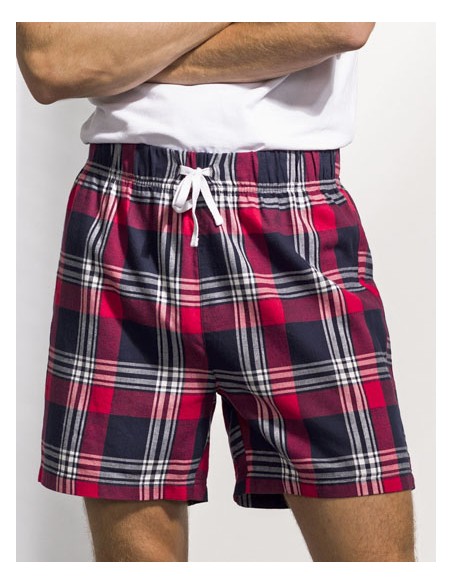 SFC-SF082-Mens Tartan Lounge Shorts