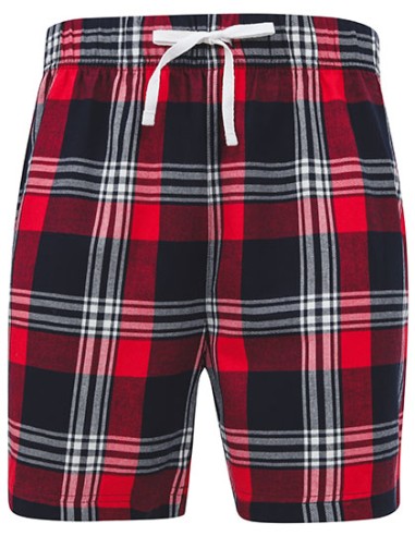 SFC-SF082-Mens Tartan Lounge Shorts