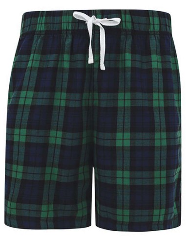 SFC-SF082-Mens Tartan Lounge Shorts
