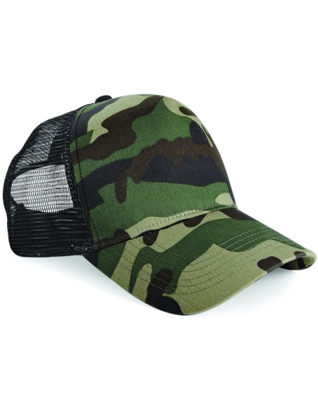 B-B694-Camo Snapback Trucker
