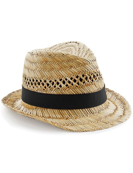 B-B730-Straw Summer Trilby