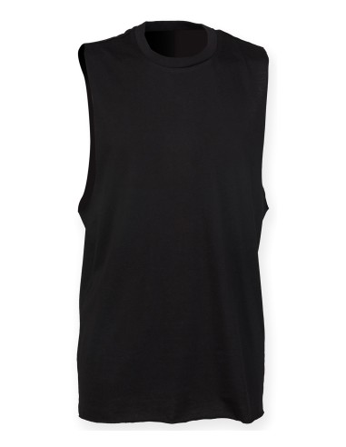 SFC-SF232-Mens High Neck Slash Armhole Vest