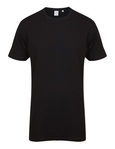 SFC-SF258-Mens Longline T-Shirt With Dipped Hem