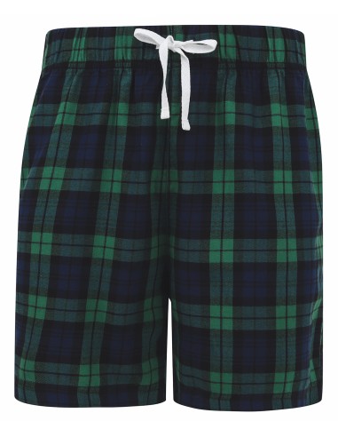 SFC-SFM82-Short de sport tartan pour hommes