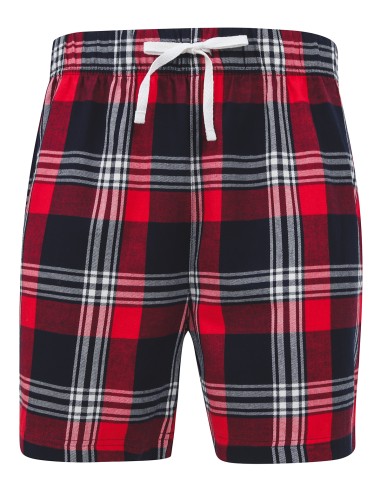 SFC-SFM82-Short de sport tartan pour hommes
