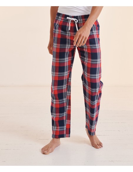 SFC-SFM83-Pantalon confort laine tartan Homme