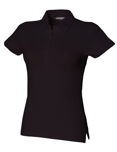 SFC-SK042-Womens Short Sleeved Stretch Polo