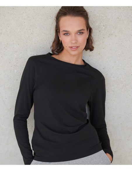 SFC-SK124-Womens Feel Good Long Sleeved Stretch T