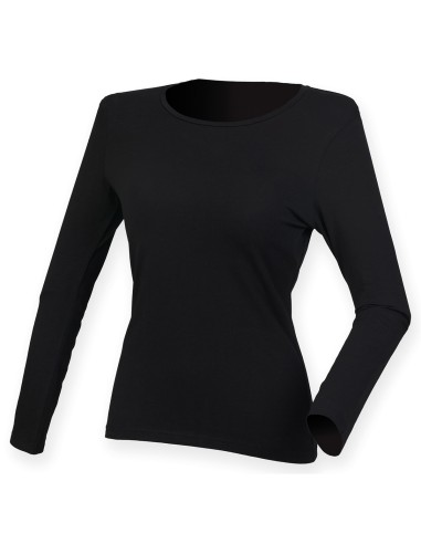 SFC-SK124-Womens Feel Good Long Sleeved Stretch T