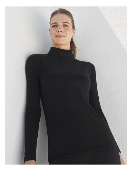 SFC-SK125-Womens Feel Good Stretch Roll Neck Top