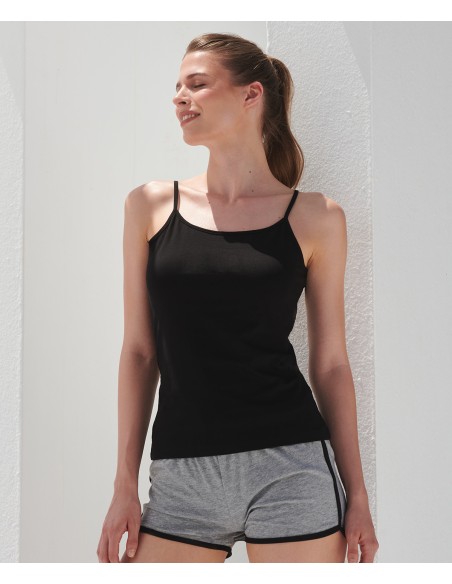 SFC-SK126-Womens Feel Good Stretch Spaghetti Vest