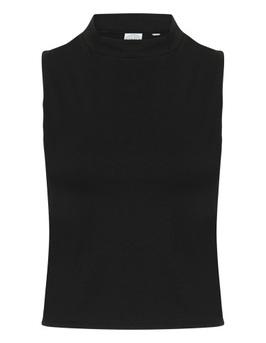 SFC-SK170-Womens High Neck Crop Vest