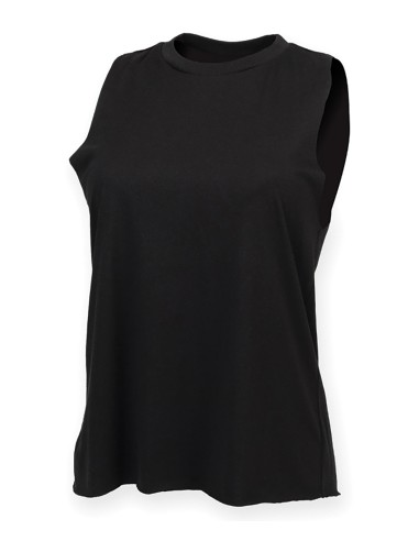 SFC-SK232-Womens High Neck Slash Armhole Vest