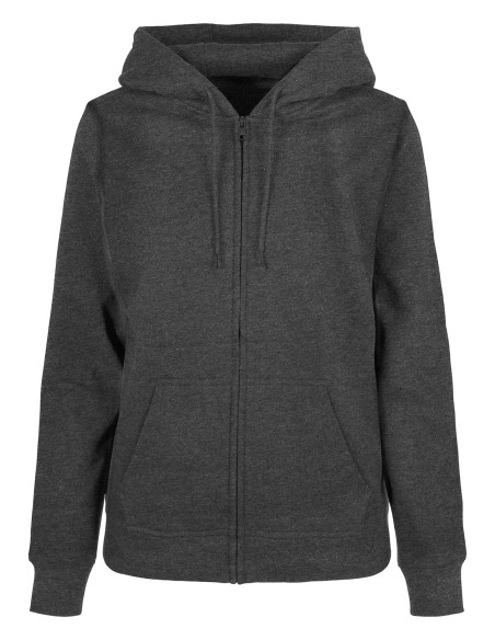 B-BB009-Ladies Basic Zip Hoody
