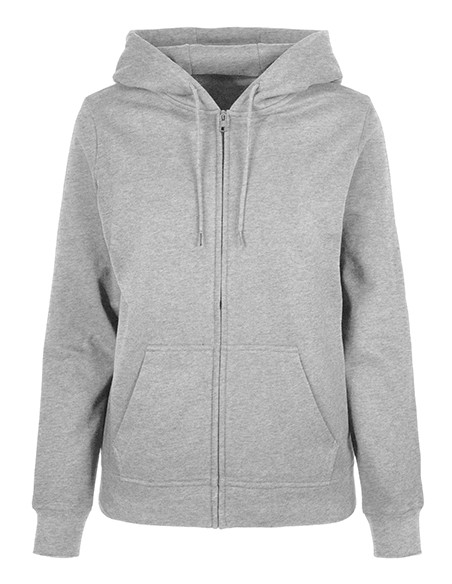 B-BB009-Ladies Basic Zip Hoody