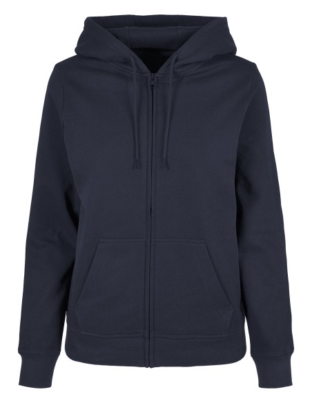 B-BB009-Ladies Basic Zip Hoody