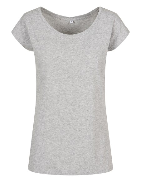 B-BB013-Ladies Wide Neck Tee