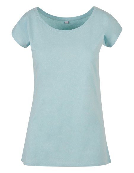 B-BB013-Ladies Wide Neck Tee