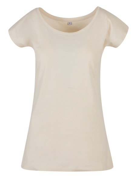 B-BB013-Ladies Wide Neck Tee