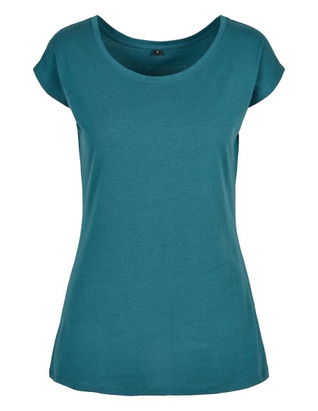 B-BB013-Ladies Wide Neck Tee