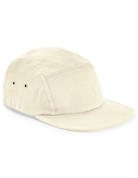 B-BC654-Casquette en toile 5 panneaux