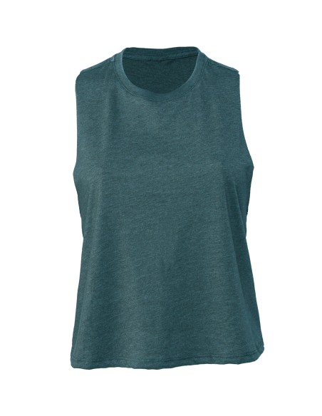 B-BE127-Débardeur crop top femme à dos nageur