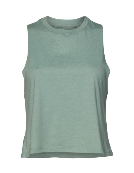 B-BE127-Débardeur crop top femme à dos nageur