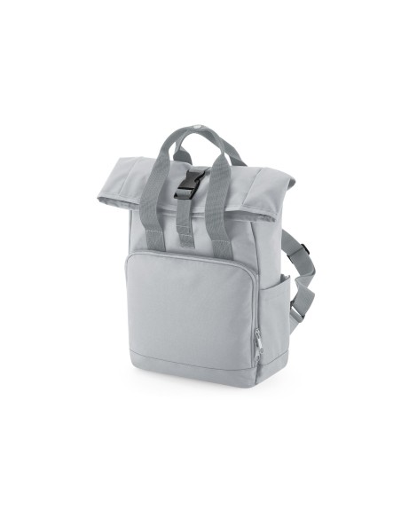 B-BG118S-Recycled Mini Twin Handle Roll-Top Backpack
