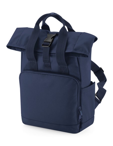 B-BG18S-Mini Sac à Dos avec Rabat Enroulable et Double Anses Recyclé