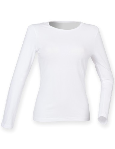 SFC-SK124-Womens Feel Good Long Sleeved Stretch T