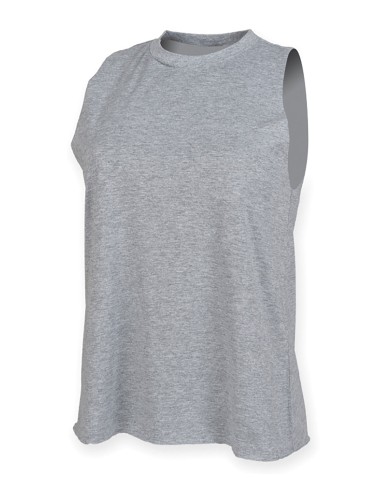 SFC-SK232-Womens High Neck Slash Armhole Vest