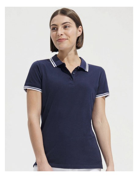SOL-00578-Womens Polo Shirt Pasadena