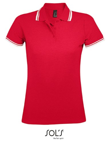 SOL-00578-Womens Polo Shirt Pasadena