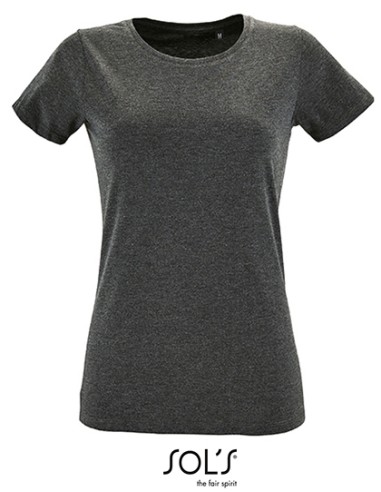 SOL-02758-Womens Round Neck Fitted T-Shirt Regent
