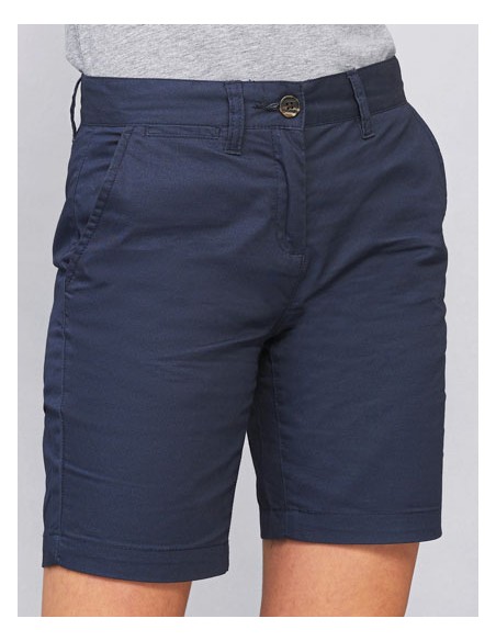SOL-02762-Womens Chino Bermuda Shorts Jasper