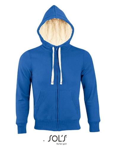 SOL-00584-Unisex Zipped Jacket Sherpa